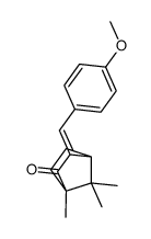 3-[(4-methoxyphenyl)methylene]-1,7,7-trimethylbicyclo[2.2.1]heptan-2-one structure