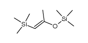2-(trimethylsiloxy)-1-(trimethylsilyl)propene结构式