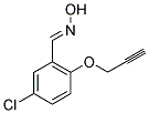 5-CHLORO-2-(2-PROPYNYLOXY)BENZENECARBALDEHYDE OXIME结构式