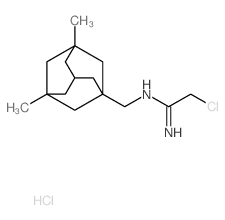 2-chloro-N-[(3,5-dimethyl-1-adamantyl)methyl]ethanimidamide Structure