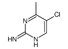 5-氯-4-甲基嘧啶-2-胺结构式