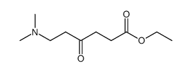 6-Dimethylamino-4-oxo-hexansaeure-aethylester Structure