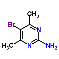 2-Amino-5-bromo-4,6-dimethylpyrimidine structure