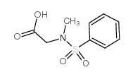2-(N-甲基苯磺酰氨基)乙酸结构式