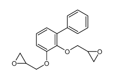 2-[[2-(oxiran-2-ylmethoxy)-3-phenylphenoxy]methyl]oxirane Structure