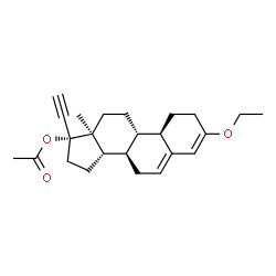 炔诺酮乙酸酯3-乙基醚结构式