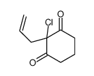 2-chloro-2-prop-2-enylcyclohexane-1,3-dione结构式