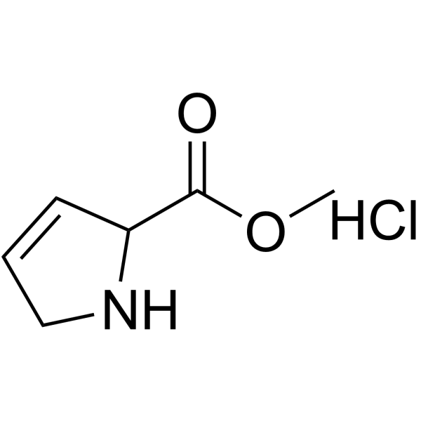 3,4-脱氢-L-脯氨酸甲基酯盐酸结构式