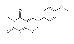 3-(4-methoxyphenyl)-1,6-dimethylpyrimido[5,4-e][1,2,4]triazine-5,7(1H,6H)-dione Structure