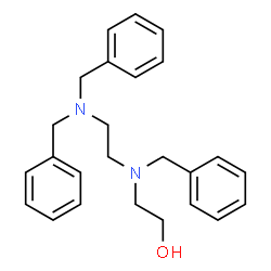 2-[[2-[Bis(phenylmethyl)amino]ethyl](phenylmethyl)amino]ethanol结构式