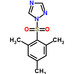 N-Mesitylenesulfonyl-1,2,4-triazole Structure
