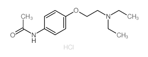 N-[4-(2-diethylaminoethoxy)phenyl]acetamide结构式