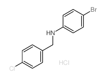 4-bromo-N-[(4-chlorophenyl)methyl]aniline Structure