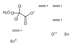 [bis(ethenyl)-(2,2,2-trichloroacetyl)oxystannyl]oxy-bis(ethenyl)tin,hydrate Structure