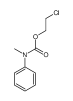 2-chloroethyl N-methyl-N-phenylcarbamate Structure