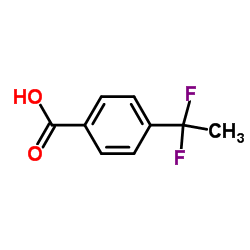 4-(1,1-Difluoroethyl)benzoic acid Structure