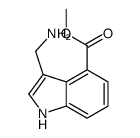 methyl 3-(aminomethyl)-1H-indole-4-carboxylate Structure