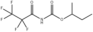 (2,2,3,3,3-Pentafluoro-1-oxopropyl)carbamic acid 1-methylpropyl ester Structure