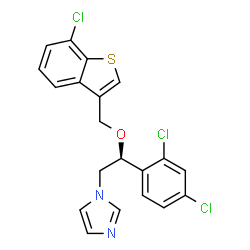 1-[(2S)-2-[(7-Chlorobenzo[b]thien-3-yl)Methoxy]-2-(2,4-dichlorophenyl)ethyl]-1H-IMidazole Structure