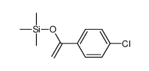 1-(4-chlorophenyl)ethenoxy-trimethylsilane Structure