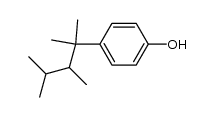 (+/-)-4-Hydroxy-1-(1.1.2.3-tetramethyl-butyl)-benzol Structure