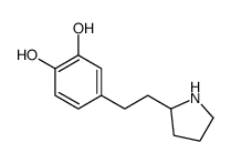 1,2-Benzenediol, 4-[2-(2-pyrrolidinyl)ethyl]- (9CI)结构式