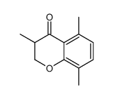 3,5,8-trimethyl-2,3-dihydrochromen-4-one结构式