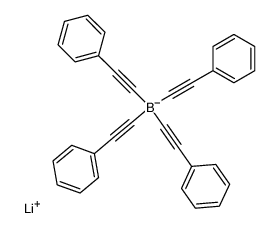 tetrakis-phenylethynyl-boric acid, lithium-salt结构式