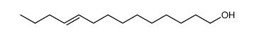(E)-10-tetradecene-1-ol结构式
