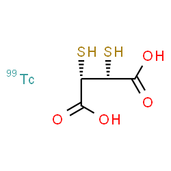 Technetium Tc 99m Dimercaptosuccinic Acid Structure