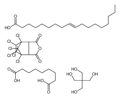 Oleic acid, pentaerythritol, azelaic acid, chlorendic anhydride polymer Structure