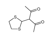3-(1,3-dithiolan-2-yl)pentane-2,4-dione Structure