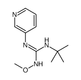 2-tert-butyl-1-methoxy-3-pyridin-3-ylguanidine结构式