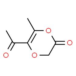 1,4-Dioxin-2(3H)-one, 5-acetyl-6-methyl- (9CI)结构式