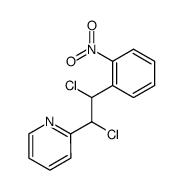 2-(α,β-dichloro-2-nitro-phenethyl)-pyridine结构式