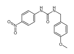 1-(4-methoxybenzyl)-3-(4-nitrophenyl)urea结构式