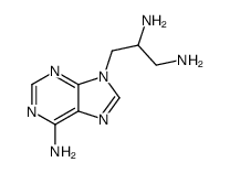 3-(6-aminopurin-9-yl)propane-1,2-diamine结构式