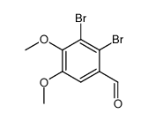 2,3-dibromo-4,5-dimethoxybenzaldehyde结构式