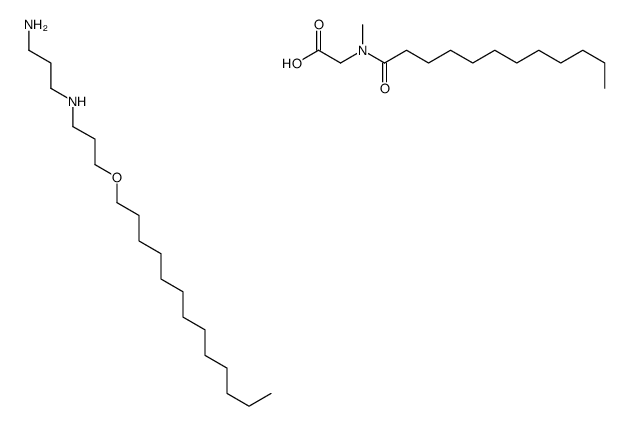 2-[dodecanoyl(methyl)amino]acetic acid,N'-(3-tridecoxypropyl)propane-1,3-diamine Structure