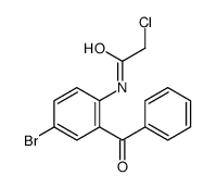 bromoacetamide-2-chloro-5-benzophenone结构式