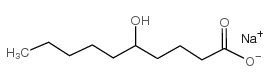 5-羟基癸酸钠结构式