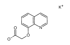 potassium (8-quinolyloxy)acetate结构式