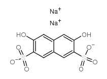 3,6-二羟基-2,7-萘二磺酸二钠盐结构式