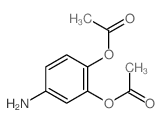 1,2-Benzenediol,4-amino-, 1,2-diacetate Structure
