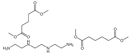 N'-[2-(2-aminoethylamino)ethyl]ethane-1,2-diamine,dimethyl hexanedioate,dimethyl pentanedioate Structure