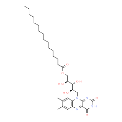 riboflavin-5'-monopalmitate Structure