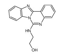 6-β-Hydroxyethylaminobenzimidazo[1,2-c]chinazolin Structure