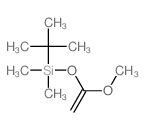 1-(tert-Butyldimethylsilyloxy)-1-methoxyethene Structure