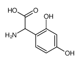 AMINO-(2,4-DIHYDROXY-PHENYL)-ACETIC ACID structure