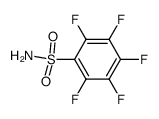 2,3,4,5,6-五氟苯磺酰胺结构式